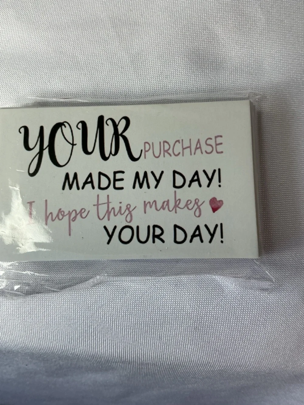 ★ 25 Thank You Cards Small Business Package Inserts Customer Appreciation